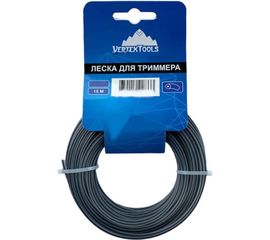 Леска (4 мм; 15 м; круг с сердечником) для триммера vertextools YK-888-4-15 
