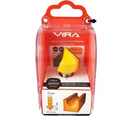 Фреза пазовая галтельная V-образная 90 градусов (25.4x20.7 мм) VIRA 553363 