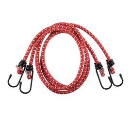 Шнур Зубр "МАСТЕР" резиновый крепежный со стальными крюками, 120 см, d 8 мм, 2 шт 40507-120 