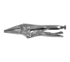Ручной зажим Зубр Эксперт с удлиненными губками из кованой Cr-V стали для мест с ограниченным доступом 225 мм 22511-22 