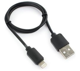 Кабель Гарнизон USB A(M) - Lightning, 0.5м, черный GCC-USB2-AP2-0.5M 