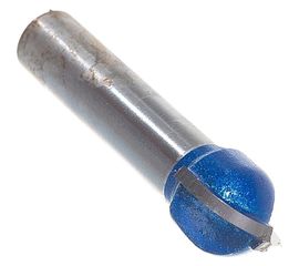 Фреза пазовая галтельная ПРОФЕССИОНАЛ (12.7х10х42 мм; R6.35 мм; хвостовик 8 мм) Зубр 28751-12.7-10 