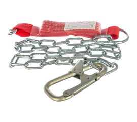 Строп из цепи с амортизатором, монтажным и соединительным карабином ПРОГРЕСС СЕФЕТИ Строп аГ+Кс 