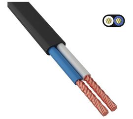 Провод ШВВП ККЗ 2х0,75 кв.мм 200 м черный ГОСТ 01-8087-6 