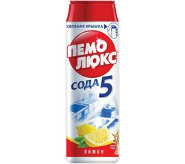 Чистящее средство ПЕМОЛЮКС Сода-5 Лимон 480 г, порошок 2415944 601899 