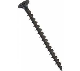 Саморез Качественный Крепеж 3,5х55 потай, крупная резьба, оксид 500 шт 1000371 КЧ 