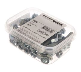 Болт с ш/г полная резьба DIN 933 Качественный КРЕПЕЖ набор 8х60 25 шт 0301047 КЧ 