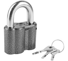 Навесной замок Зубр ВС2М1 дисковый механизм секрета 37220-1 