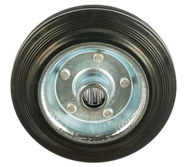 Колесо (160 мм; г/п 145 кг; резина/металл; игольчатый подшипник) ЗУБР 30936-160 