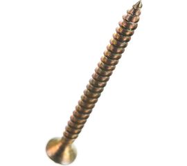 Шуруп Качественный КРЕПЕЖ желтый цинк 4,0x50, 150 шт. 0300467 КЧ 