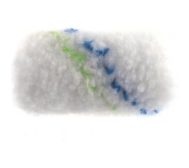 Сменный мини-валик 60 мм, ворс 12 мм,D - 16 мм, D ручки - 6 мм СИБРТЕХ Водные краски 80581 