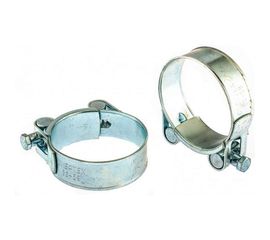 Металлические хомуты СИБРТЕХ, силовые, 56-59мм, ширина 22мм, шарнирный, W1, 2шт 47543 
