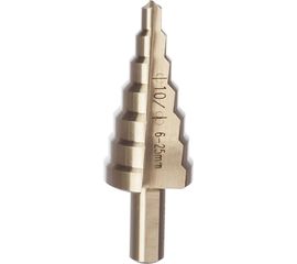 Сверло ступенчатое (6-25 мм; 7 ступеней; ход 4.5 мм) по металлу Энкор 21625 