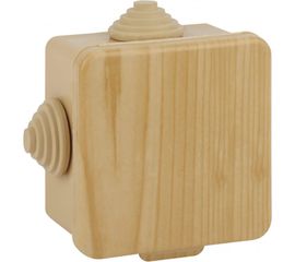 Распаячная коробка ЭРА открытой установки КОР сосна 80х80х50мм с гермовводами 7 вх. IP54 Б0043225 