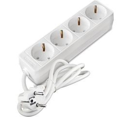 Бытовой удлинитель СОЮЗ ТМ 3500 Вт, с заземлением, 4 гнезда, ПВС, 5м 481S-6405 