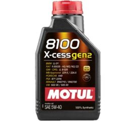Масло cинтетическое (8100 X-cess GEN2; 5W40; 1 л) MOTUL 109774 