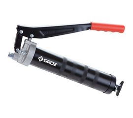 Шприц для смазки с двойным поршнем для большого объема со стальной трубкой GROZ GR42630 