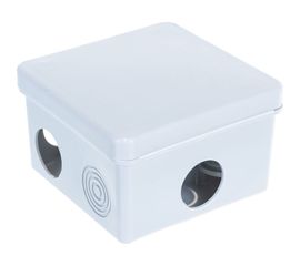 Распаячная коробка ЭРА открытой установки КОР 80х80х50мм с гермовводами 7 вх. IP54 Б0037443 