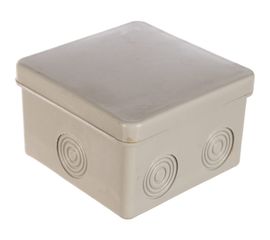 Распаячная коробка ЭРА открытой установки КОР 80х80х50мм без гермовводов 7 вх. IP54 Б0037442 