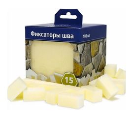 Фиксаторы шва для укладки декоративного камня (108 шт, 15 мм) Фасадэль FS15 box 