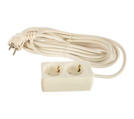 Бытовой удлинитель СОЮЗ ТМ, 3500Вт, с/з, 2гн., ПВС, 7м 481S-6207 