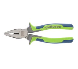 Комбинированные плоскогубцы 200 мм, фосфатирование, трехкомпонентные рукоятки СИБРТЕХ 17055 