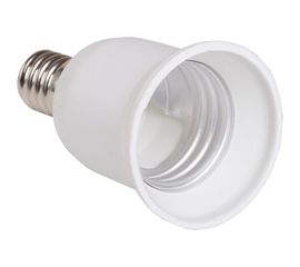 Переходник IEK ПР14-27-К02 пластик, Е14-Е27, белый, индивидуальный пакет, EPR21-01-01-K01 