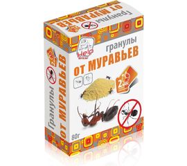 Гранулы от МУРАВЬЁВ в коробке, 80 г HELP 80277 