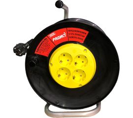 Удлинитель Радист, РБК16 катушка 4 гнезда 10А ПВС 2x0,75 50м 2628 