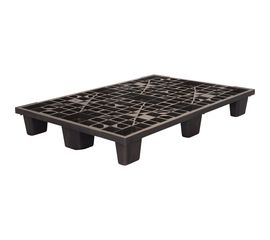 Паллет Тара.ру п/п, 1200x800х160, перфорированный, вкладываемый, на 9-х ножках, черный 12748 