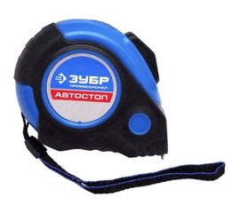 Рулетка с функцией автостоп 10мх25мм ЗУБР ЭКСПЕРТ 34057-10-25_z01 