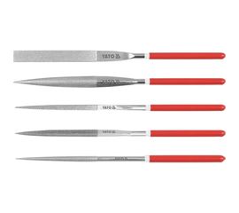 Алмазные надфили в наборе YATO 5x180x70мм 5предметов YT-6156 