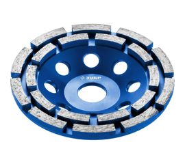 Чашка алмазная двухрядная 125 мм ЗУБР Профессионал, 33372-125 