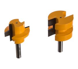 Набор фрез по дереву (2 шт; 38.1х28.6 мм; хвостовик 8 мм) для пазо-шипового соединения Энкор 10600 