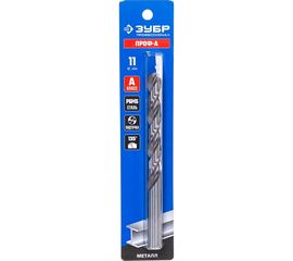 Сверло по металлу Проф-А, класс А, Профессионал (11х94х142 мм; Р6М5) ЗУБР 29625-11 