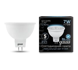 Лампа LED MR16 GU5.3 7W 4100K Gauss 101505207 