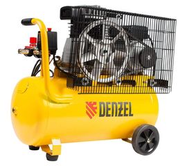 Воздушный компрессор с ременным приводом DENZEL BCI2300/50 2.3 кВт, 50 литров, 400 л/мин 58113 