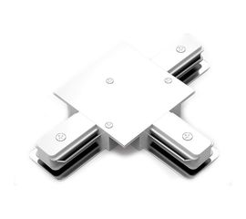 Коннектор для встраиваемых трековых шинопроводов GAUSS белый 1/50 TR136 