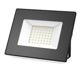 Светодиодный прожектор Gauss Elementary 50W 4475lm IP65 4000К черный 1/10 613100250 