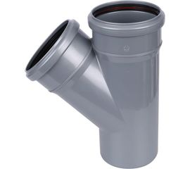 Тройник для канализации Flextron 110х110мм 45° градусов SVK-K14233 