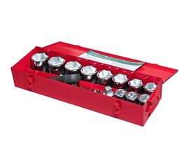 Набор торцевых 6-гранных головок 1", 36-65 мм, 16 предметов JTC H816M 