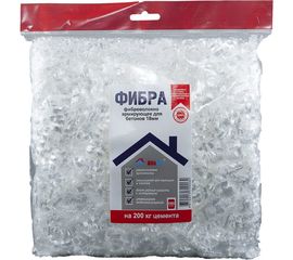 Полипропиленовая армирующая фибра AlfaBet 18 мм, 600 г 30047 