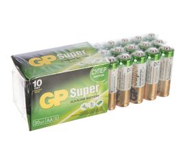 Алкалиновые батарейки GP АA 30 шт Super Alkaline 15А 15A-2CRVS30 