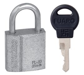 Навесной замок Fuaro PL-3025 25 мм 2 англ. кл. БЛИСТЕР 26287 