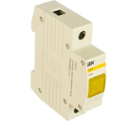 Сигнальная лампа IEK, DIN 1P, желтый неон, ЛС-47, ИЭК MLS10-230-K05 