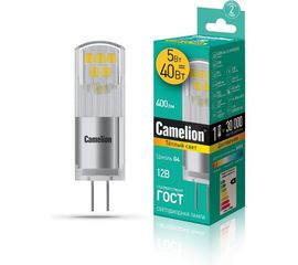 Светодиодная лампа Camelion LED5-G4-JC-NF/830/G4 5Вт 12В AC/DC 13749 