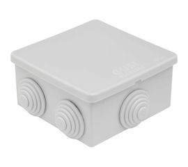 Распределительная коробка GUSI ELECTRIC 70х70х40 6 муфт, IP44, ОП, серый, евро С3В76 