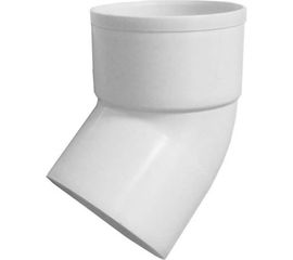 Отвод водосточной трубы MUROl 45 градусов, 80 мм, белый 11186 