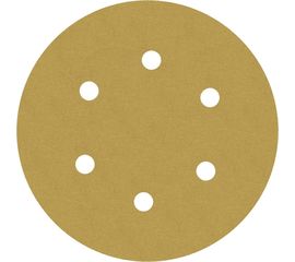 Круг шлифовальный на липучке PAPER GOLD (5 шт; 150 мм; 6 отверстий; P320) NAPOLEON npg5-150-6-320 