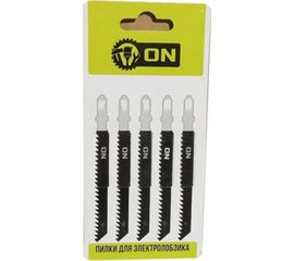 Пилки T-244D (5 шт; 75х4 мм; HCS) для электролобзика ON 15-04-015 